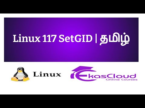 #Linux 117 SetGID | Ekascloud | Tamil