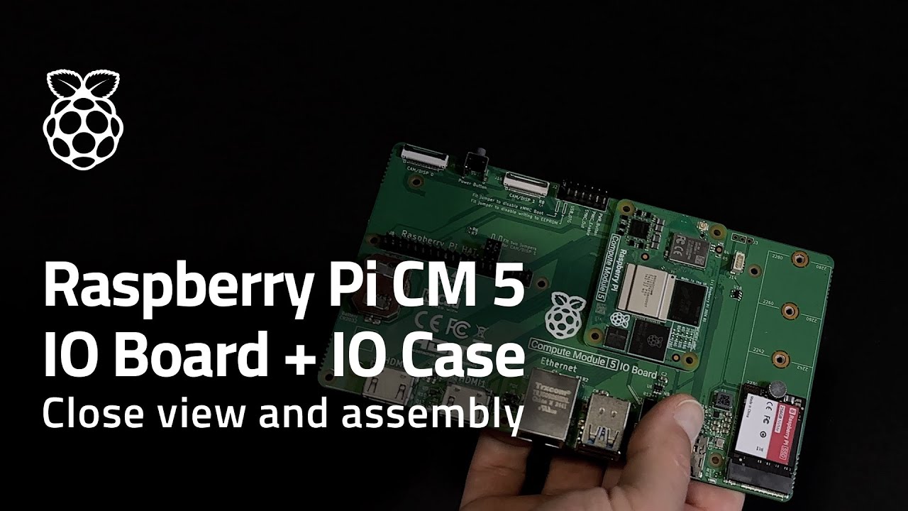 Raspberry Pi CM5 IO board and IO case overview and assembly