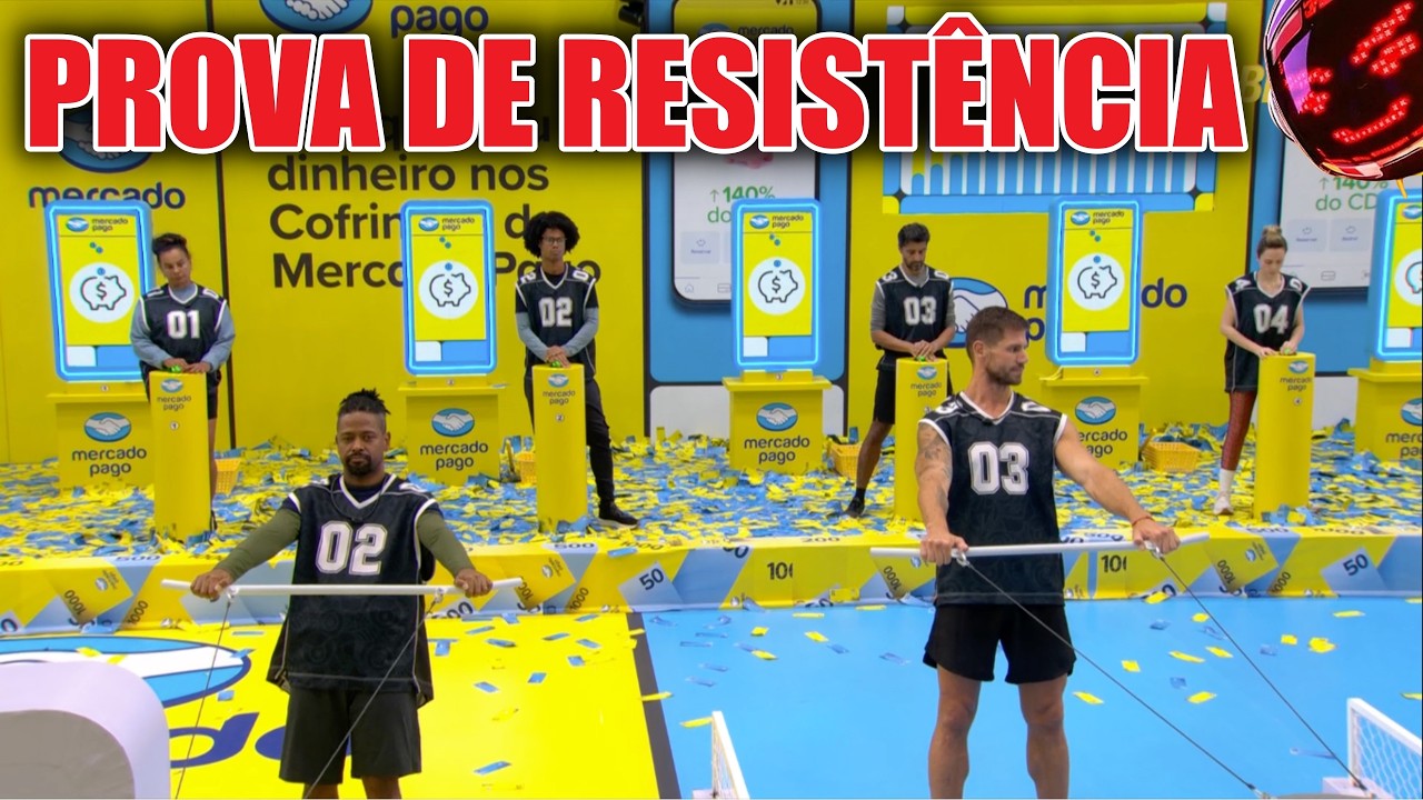 🔴PROVA DO LÍDER DE RESISTÊNCIA BBB26 AO VIVO AGORA: JONAS E COWBOY VÃO VENCER?