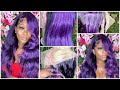 Blonde to Purple Fantasy💜🔮| How to achieve this custom Color💜 with Install💜| Vshow Hair💜