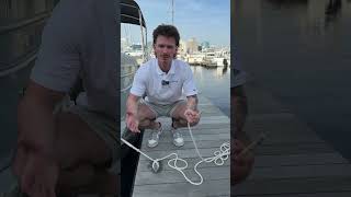 How to Flemish a Boat Line #Shorts #Boating
