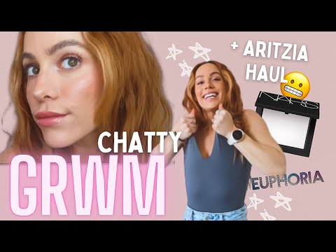 CHATTY GET READY WITH ME | PAST JOBS, TALKING GRATITUDE + ARITZIA HAUL!