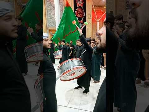محرم الحرام لطم و دف حرم مطهر أمير المؤمنين امام علي عليه السلام يافاطمه اكسبلور