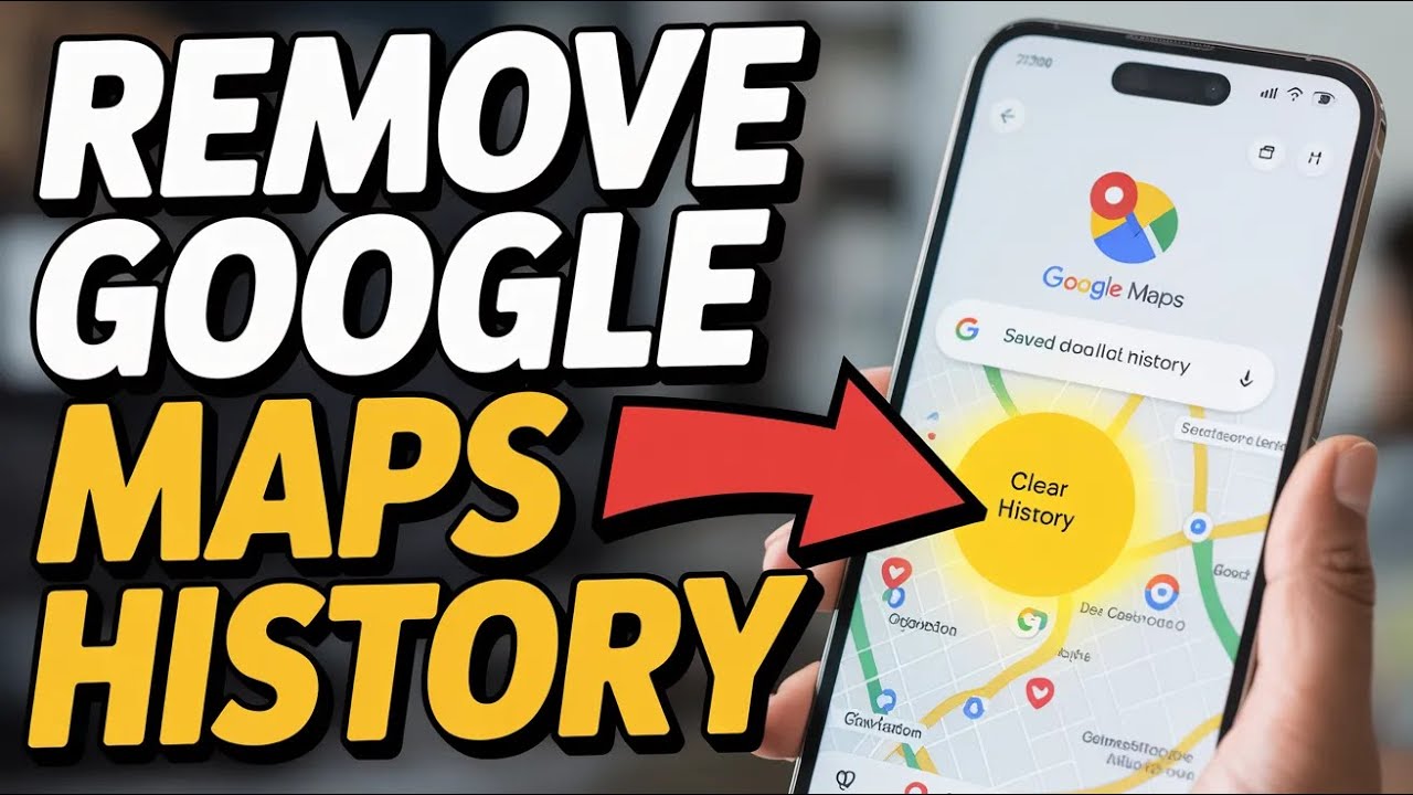 How to Remove Saved Locations in Google Maps – History Cleanup - YouTube