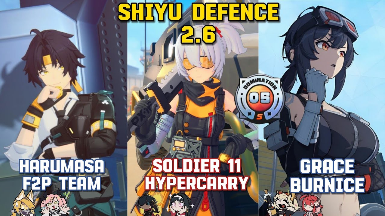 New Shiyu Defence 2.6 | M0 Harumasa, M0 Soldier 11 & M2 Grace | Zenless Zone Zero 