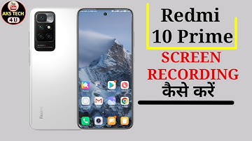 How To Screen Recording in Redmi 10 Prime | Redmi 10 Prime Screen Recording कैसे करें | @akstech4u