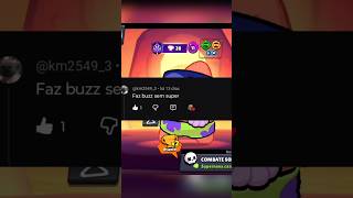 desafio do Inscrito: jogar de buzz sem super #brawlstars #fangbrawlstars #foryou #supercell #viral