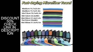 Camping Towels Super Absorbent Fast Drying Microfiber Travel Towel Quick Dry Ultra Soft Compact Gym screenshot 4