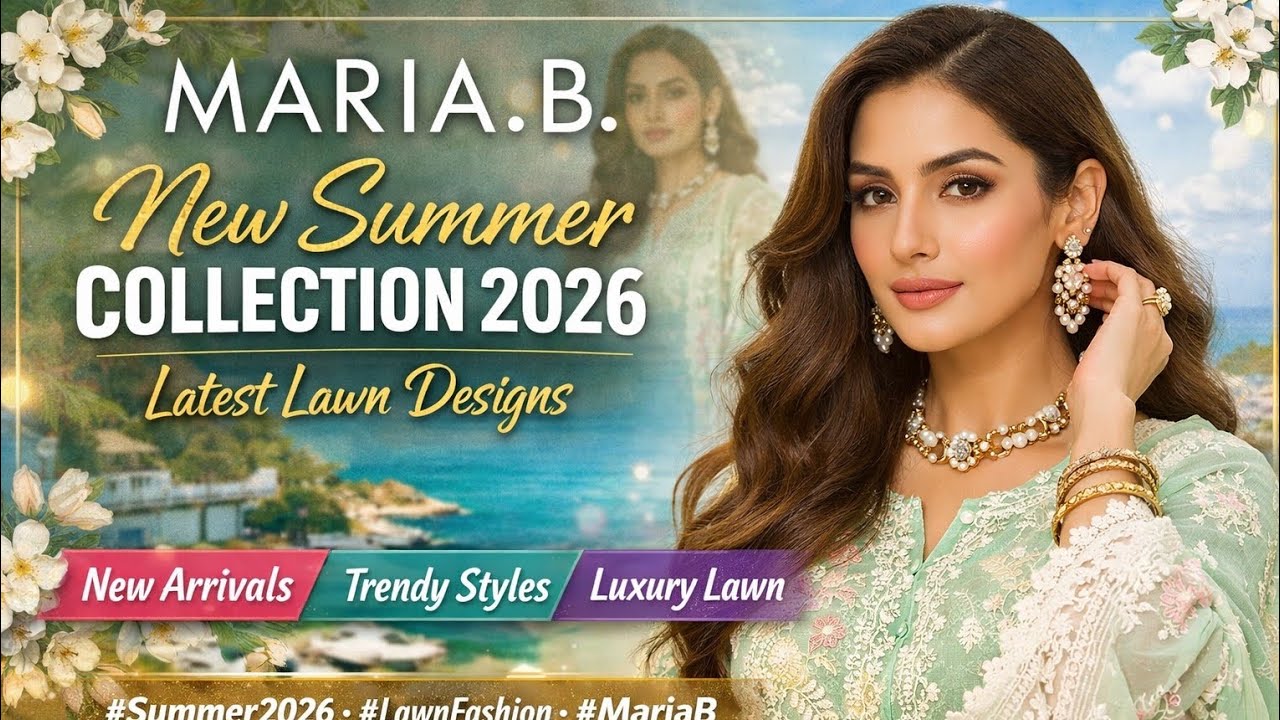 Maria B New Summer Collection 2026 | Latest Lawn Designs