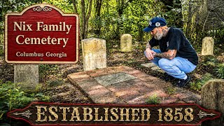 Neglected Nix Cemetery In Columbus Georgia 