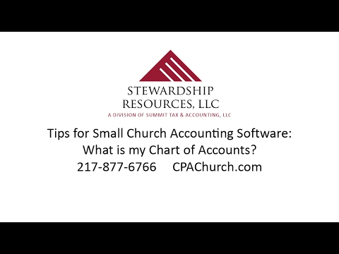 Charts Of Accounts For Small Church Accounting