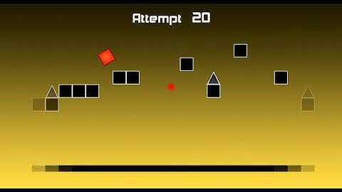 the impossible game (custom level - HELL )