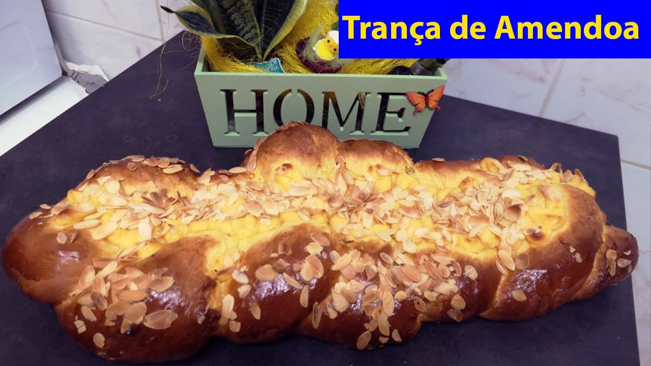 TRANÇA DE AMENDOA E CREME SUPER FOFO