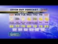 Saturday Evening Weather Outlook
