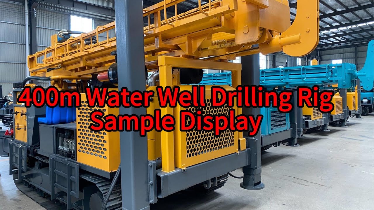 400m Water Well Drilling Rig #water #machine #rig #mining - YouTube
