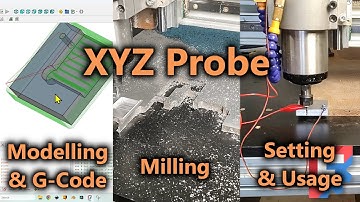 CNC Tutorial: Model, Mill & Set an XYZ Probe | Full G-Code Workflow + UGS Setup (FreeCAD CAM)