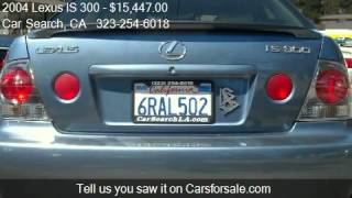 2004 Lexus IS 300 E-Shift Sedan - for sale in Los Angeles, C
