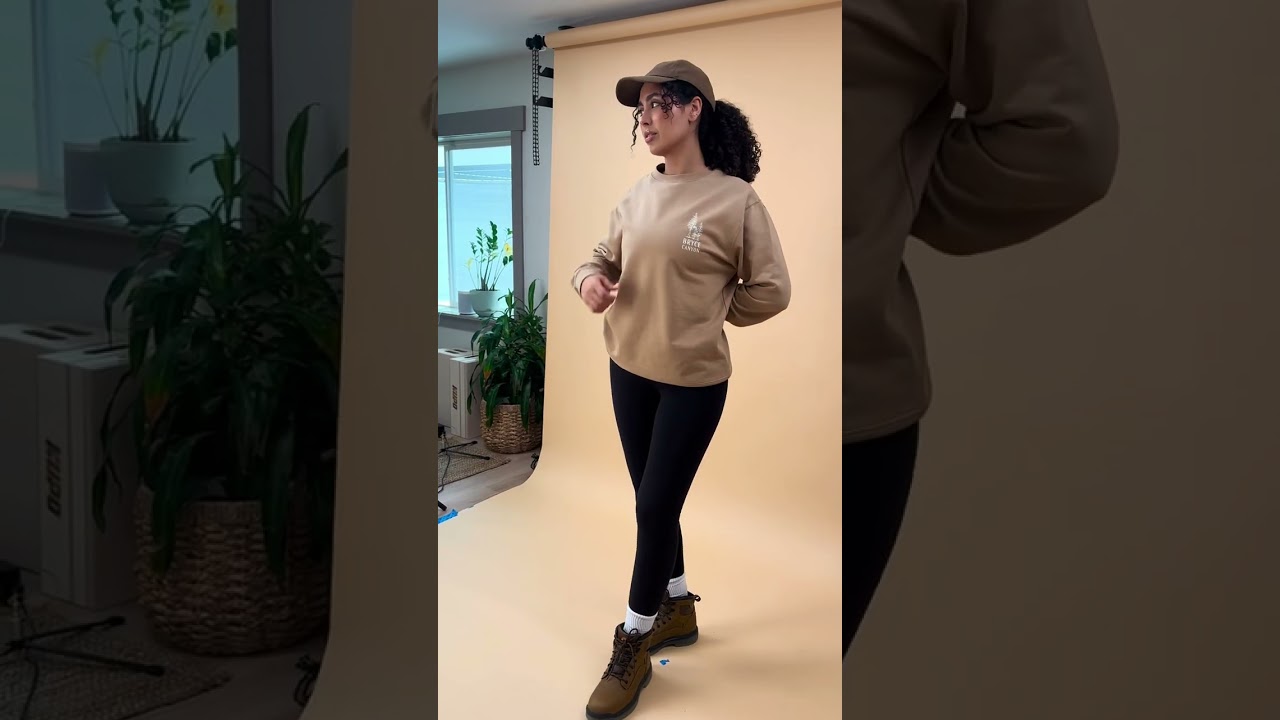 BTS: Cozy Contrast for the Bryce Crewneck | Studio Shoot