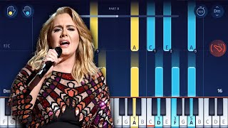 Adele - Someone Like You - Easy Piano Tutorial Adele - Someone Like You - Easy Piano Tutorial