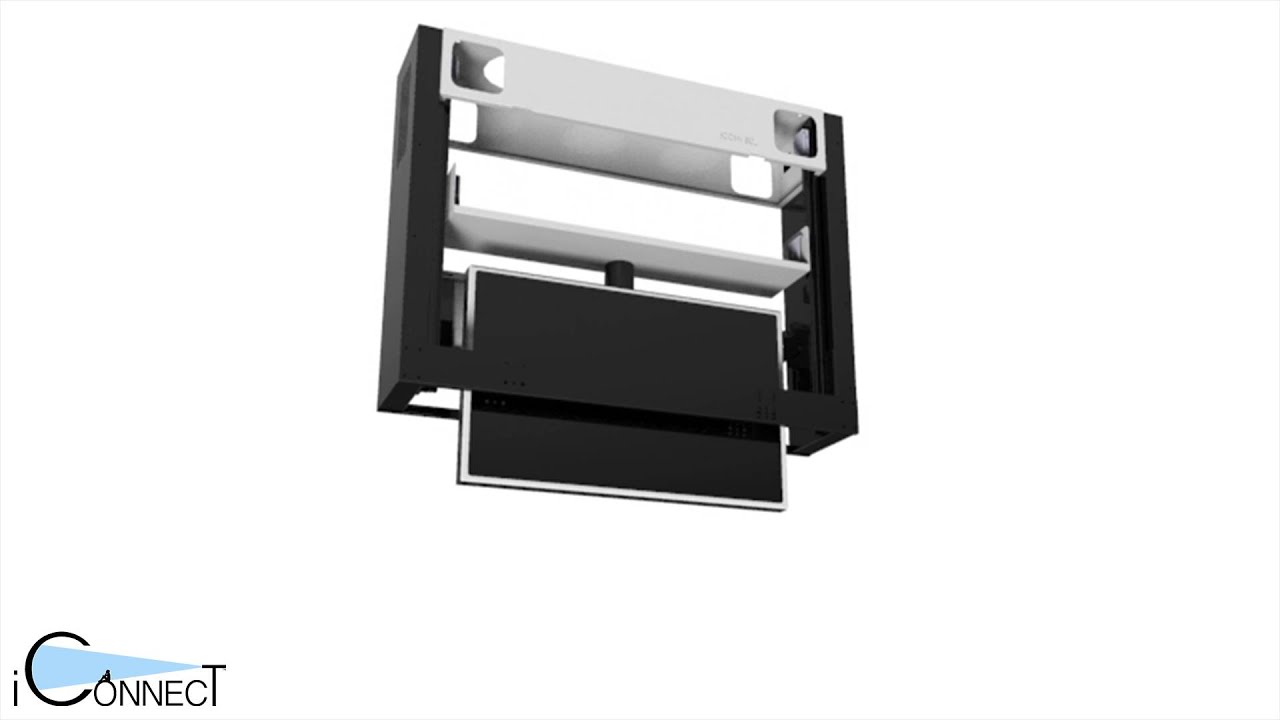 iConnect Drop Down Swivel Tv Lift + Smart flap (TVL-RS) illustration