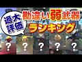 【最強武器？】実はその武器弱いよランキング！Ｓ+やＸを目指す初中級者必見！【解説：スプラトゥーン２】