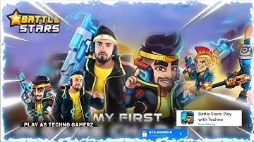 my first game in @battlestarsofficial with my own character #technogamerz