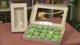 White One Piece Rectangle Window Candy Boxes