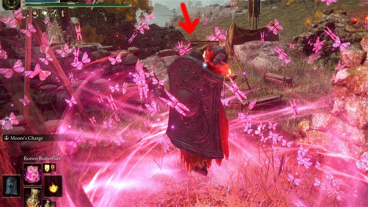 Rotten Butterflies Showcase - New Elden Ring DLC Shadow of the Erdtree Incantation