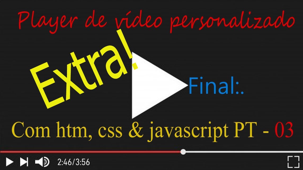 #playerdevídeoHTML5personalizado Criar player de vídeo personalizado ...