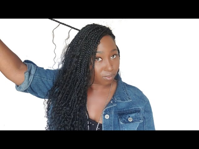 14 Inch Boho Box Braids 8 Packs Goddess Box Braids Crochet Hair