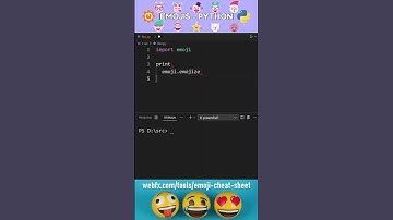 How to Print Emoji in Python #shorts #coding
