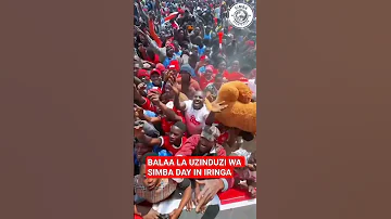 BALAA SIMBA DAY MAFINGA IRINGA MASHABIKI WAJAA KWA WINGI 