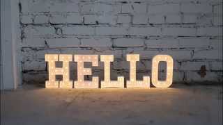 Introducing Marquee Letters and Accessories