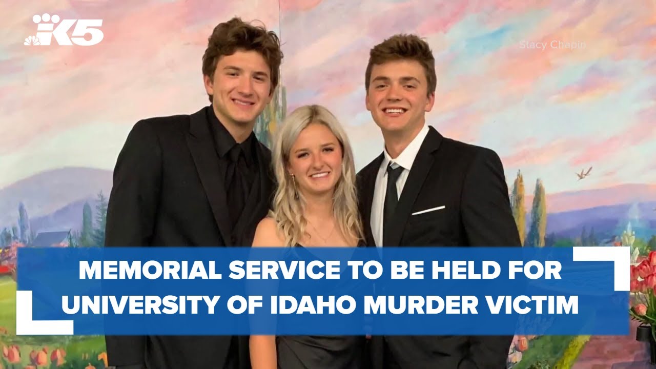 Memorial service for University of Idaho murder victim - YouTube