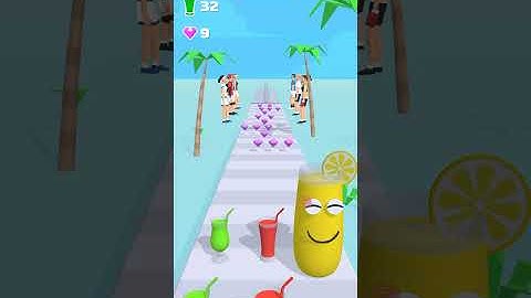 Juice Run 3d-drinkthrough all level #android, #iOS, #shorts