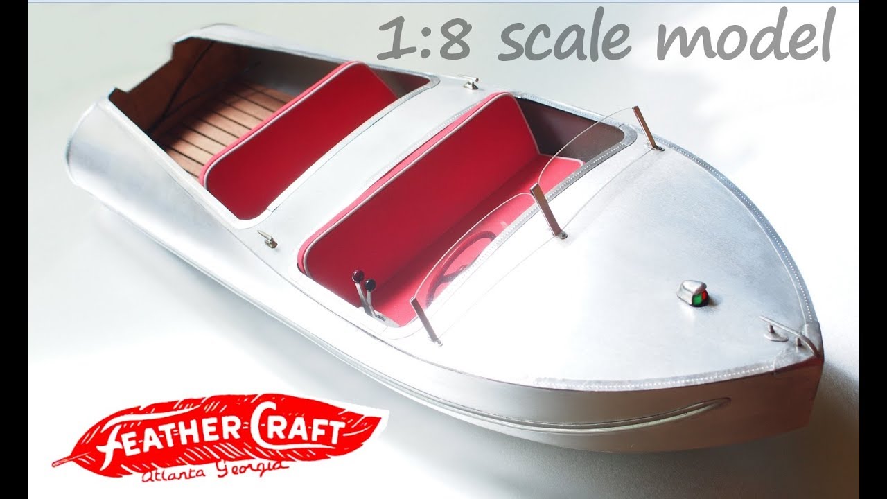 Feather Craft boat and Tee Nee boat trailers, scale models YouTube