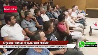 Ktso Finansal Okur-Yazarlık Semineri
