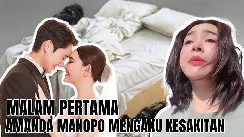 Malam Pertama Amanda Manopo Mengaku Kesakitan Setelah Sah Jadi Istri Kenny Austin