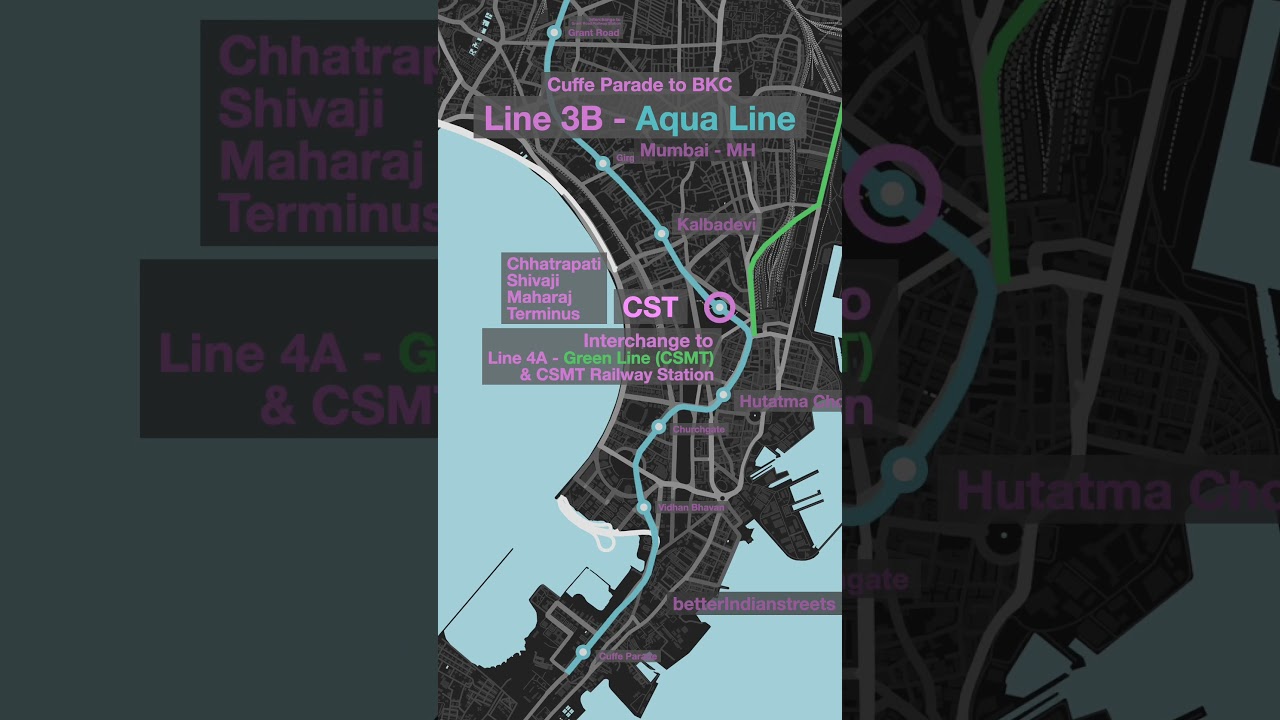 Mumbai Metro - Line 3B (Aqua Line)