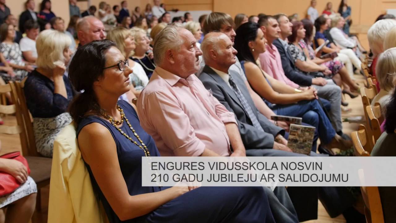 Engures vidusskola nosvin 210 gadu jubileju ar salidojumu