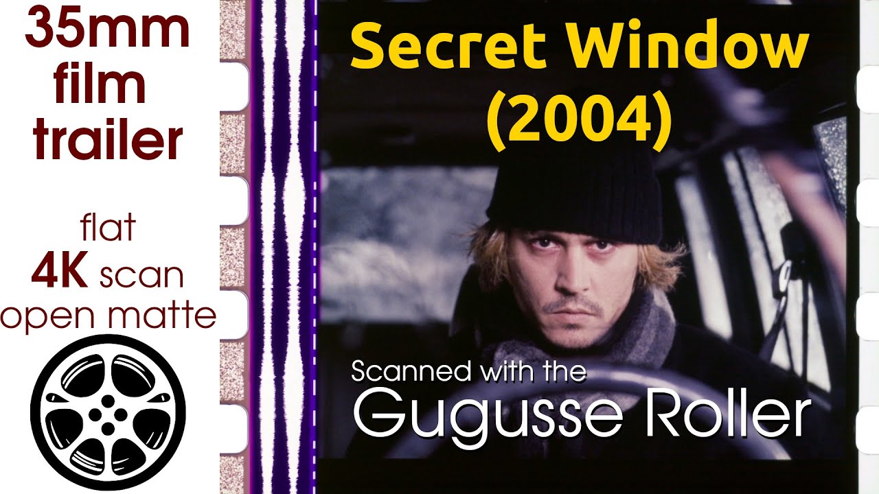 Secret Window Rated R Secret Window (2004) 35mm film trailer, flat open matte, 4K *CROPPED ...