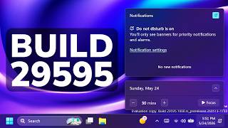 New Windows 11 vNext Build 29595 – All New Features from May 2026 (Experimental)