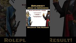Roleplay the Result! Diplomacy Example in Pathfinder 2e #Pathfinder #pathfinder2e #rpg