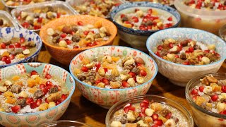 How To Make Turkish Ashure Noahs Pudding - Vegan Food