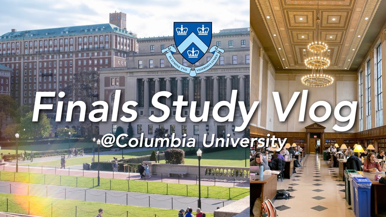 Study Vlog 📓 finals week at columbia university 🦁 too many