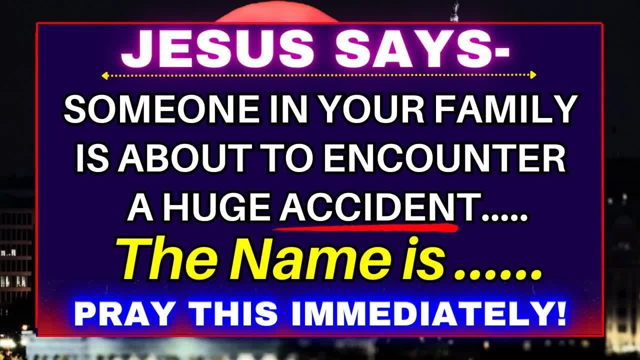 GOD SAYS   ＂BEWARE   SOMEONE IN YOUR FAMILY IS ABOUT TO ＂👆God Message Today~ Gods Message Now👆