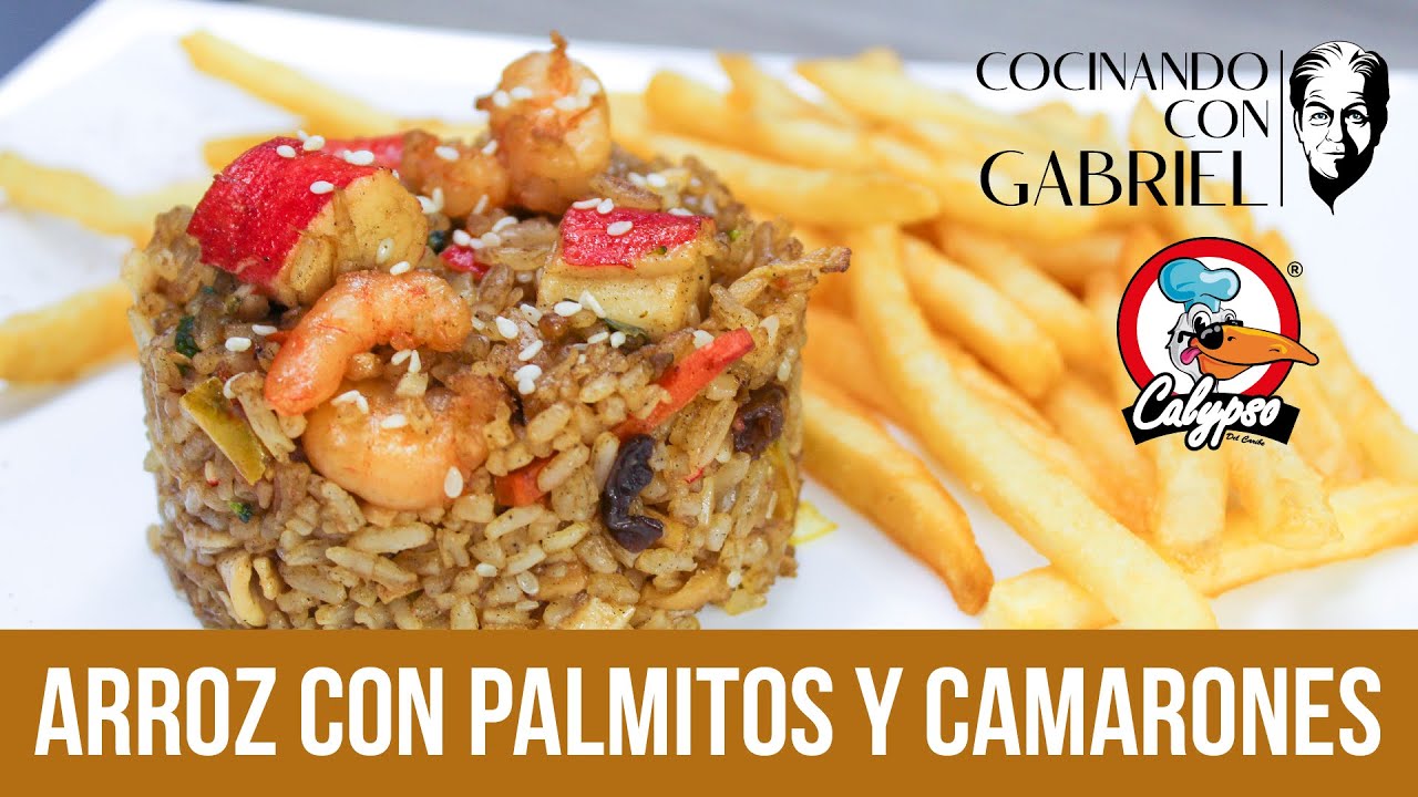 Prepara Arroz con Palmitos y Camarones en pocos minutos 🍤⏰