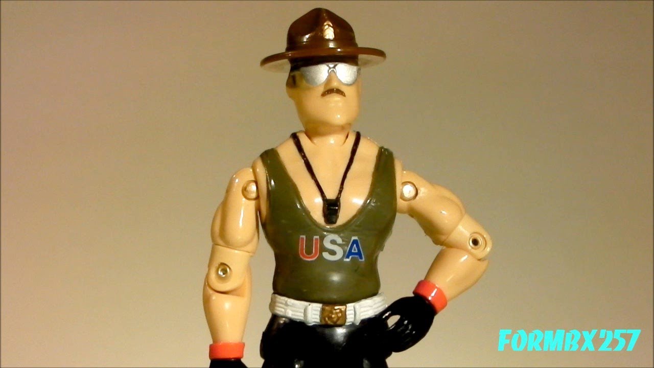 sargent slaughter gi joe action figure