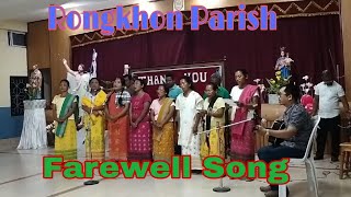 Garo Farewell Song at Rongkhon Parish.