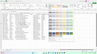 Excel Format As Table Overview